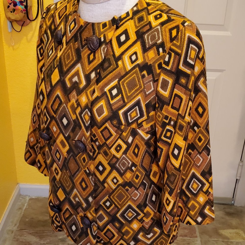 Vintage, Mod, Psychedelic Jacket (60's) - image 2